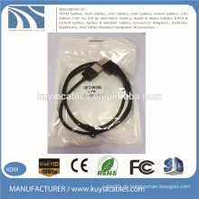 Gold überzogen 1.4V HDMI Kabel männlich zu männlicher Unterstützung 3D 1080P 1M 2M